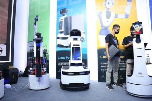 云端機器人亮相2020中國移動全球合作伙伴大會 達闥科技引領5G新物種變革，探索外賣遞送服務新未來